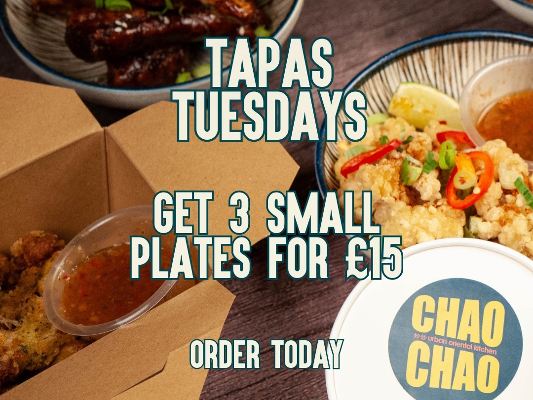 Introducing Tapas Tuesday: Get 3 small plates for £15